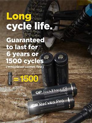 GP Pro Photoflash AA blister 4 oplaadbaar