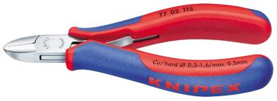 Knipex Elektronica-Zijsnijtang | 115 mm Lengte | Meer-Componentengrepen - 77 02 115 SB Knipex Elektronica-Zijsnijtang | 115 mm Lengte | Meer-Componentengrepen - 77 02 115 SB