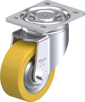 Blickle LH-SETH 125K Zwenkwiel Wieldiameter: 125 mm Draagvermogen (max.): 500 kg 1 stuk(s)