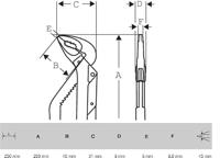 Bahco ergo waterpomptang 250 mm | 8224 IP - thumbnail