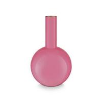 Pip Studio Vaas Metaal Medium Roze 19x33cm - thumbnail