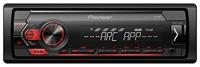 Pioneer autoradio USB, RDS tuner, 1/2 DIN met AUX-In en USB rood - thumbnail