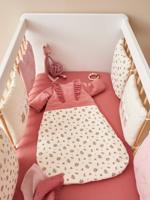 Modulaire stootrand bed/box GRENIER Oeko-Tex¨ beige licht uni met decor - thumbnail