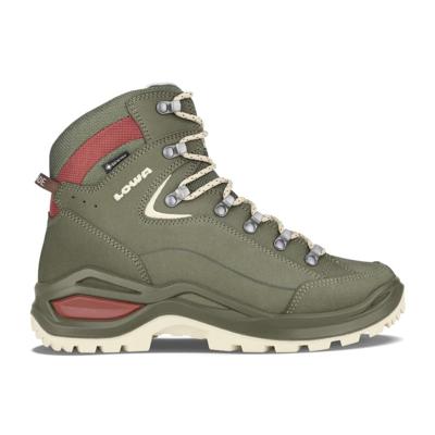 Lowa Renegade Evo GTX Mid Hoge Wandelschoen Dames Grey Green/Panna 4,5