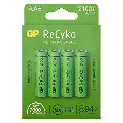 GP RecyKo+ 4 AA-batterijen Leuk