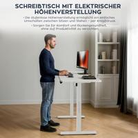 Elektrisch bureau MA-Leader 7.0 Wit - thumbnail