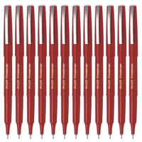 Fineliner PILOT fijn rood | 12 stuks - thumbnail