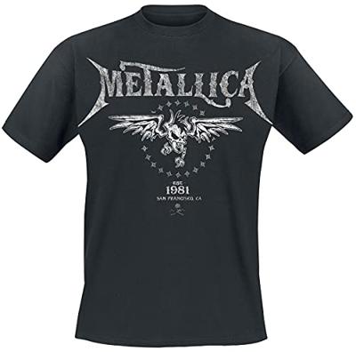 Metallica T-Shirt And Justice For All Tracks Black Size L