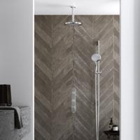 Hotbath Complete Regendouche Cobber Inbouwset Met 2 Pushbuttons - thumbnail