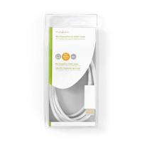 Mini-DisplayPort - HDMI-Kabel | Mini-DisplayPort Male - HDMI-Connector | 2,0 m | Wit - thumbnail