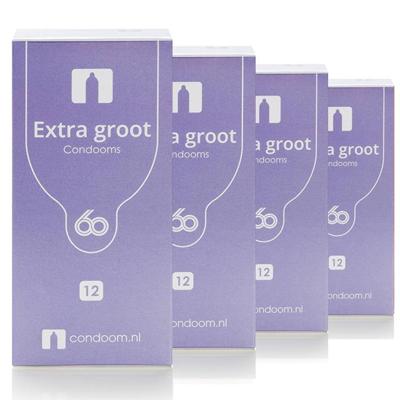 Condoom.nl Extra Groot Condooms 60mm