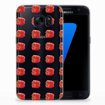 Samsung Galaxy S7 | Siliconen Case | Paprika Red