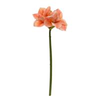 Amaryllis Kunstbloem 67cm Zalm - thumbnail