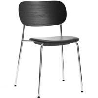 Audo Copenhagen Co Chair eetkamerstoel chroom gestoffeerd Dakar 0842 - thumbnail