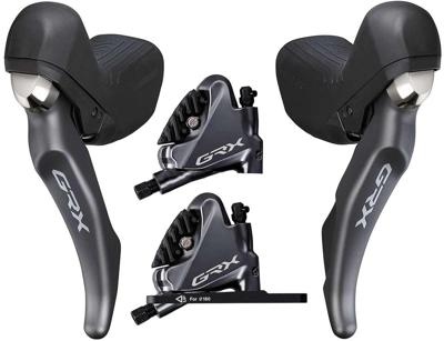 Shimano grx bl/st-rx810+br-rx810 1x11-speed disc brake set