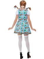 Oktoberfest Jurk Blauw Bierpullen Pretzel - thumbnail