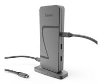 Hama Connect2Office Speed USB-C dockingstation USB-C Power Delivery, Ondersteunt 8K@30 Hz (1x) / 4K@30Hz (2x) - thumbnail