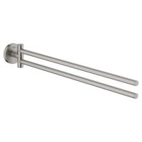GROHE Essentials Handdoekhouder - 45cm - dubbel - draaibaar - supersteel 40371dc1 - thumbnail