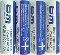 Busch + Müller Busch & müller accu's rechargeable bat.b&m f.ixon set á 4 pices - thumbnail