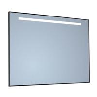 Spiegel Sanicare Q-Mirrors 80x70 cm Vierkant Met Aan De Bovenkant LED Cold White, Omlijsting Chroom incl. ophangmateriaal Sanicare - thumbnail