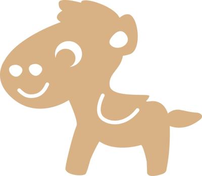 Vaessen Creative • mdf fantasie dier 24,2x20,5cm