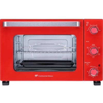 CONTINENTAL EDISON CEMF35R - Elektrische mini-oven 35L rood - 1500W - Draaispit, Natuurlijke convectie CONTINENTAL EDISON CEMF35R - Elektrische mini-oven 35L rood - 1500W - Draaispit, Natuurlijke convectie