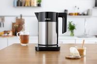 Bosch Haushalt TWK7203 Waterkoker Aantal/Volume: 1.7 l RVS, Zwart - thumbnail