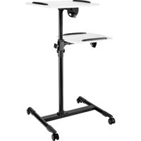 Hama Beamertafel Met 2 Niveaus (42x50/40x35 Cm) In Hoogte Verst. Met Wielen - thumbnail