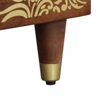 Salontafel Honingbruin 80 x 50 x 40 cm massief mangohout - thumbnail