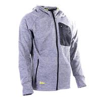 Snickers Workwear fleece hoodie - 8041 - Flexiwork - grijs/zwart - maat L - thumbnail