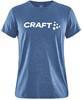 Craft 1913422 Community Logo SS Tee W - Club Cobolt/Melange - XXL - thumbnail