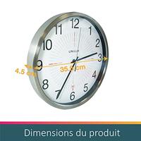 Wandklok unilux outdoor radio-controlled grijs - thumbnail