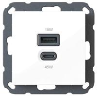 Ehmann 6460x0100 USB-laadbus Wit - thumbnail