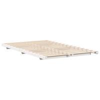 Bedframe Wit 135 x 190 cm Massief grenenhout - thumbnail