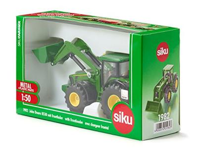 Siku 1982 John Deere met voorlader 1:50 - thumbnail
