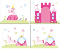 Vipack speelgordijn Princess - roze - 235x140x0,5 cm - thumbnail