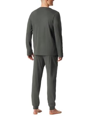 Schiesser Schiesser Heren Pyjama Long darkgreen 183125 54/XL