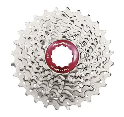 Cassette Sunrace CSRX0 10 speed 11-28T - metallic