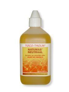 Massageolie Toco-Tholin Natumas - Neutraal (500 ml)