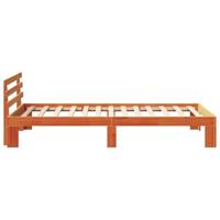 Bedframe met hoofdeinde Bruin 90 x 200 cm Massief grenenhout - thumbnail