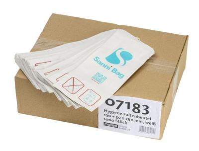 list: Wings|Sanni Bin Hygiënezakjes papier - doos 1000 stuks