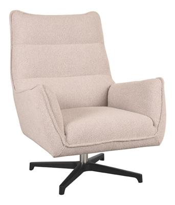 LABEL51 Draaifauteuil 'Rodia' Bouclé, kleur Naturel