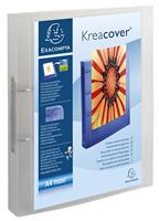 Exacompta Personaliseerbare ringmap Kreacover 2 ringen, 5 geassorteerde kleuren: turkoois, groen, roo... - thumbnail