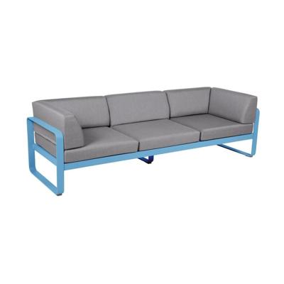 Fermob Bellevie Club 3-zits loungebank Maya Blue - Flannel