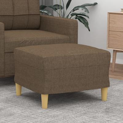 Voetenbank 60x50x41 cm stof bruin Voetenbank 60x50x41 cm stof bruin