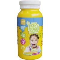Boti Natural face & fingerpaint fles - geel, 250ml - thumbnail