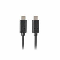 Kabel USB C Lanberg CA-CMCM-31CU-0005-BK Zwart - thumbnail