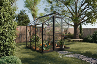 Royal Well Mary I aluminium tuinkas 212x222 cm zwart- - Veiligheidsglas- Royal Well - thumbnail