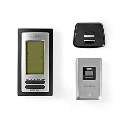 Nedis WEST201GY Weerstation Alarm Hygrometer Buitensensor