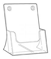 Folderbak acryl A4 staand - thumbnail